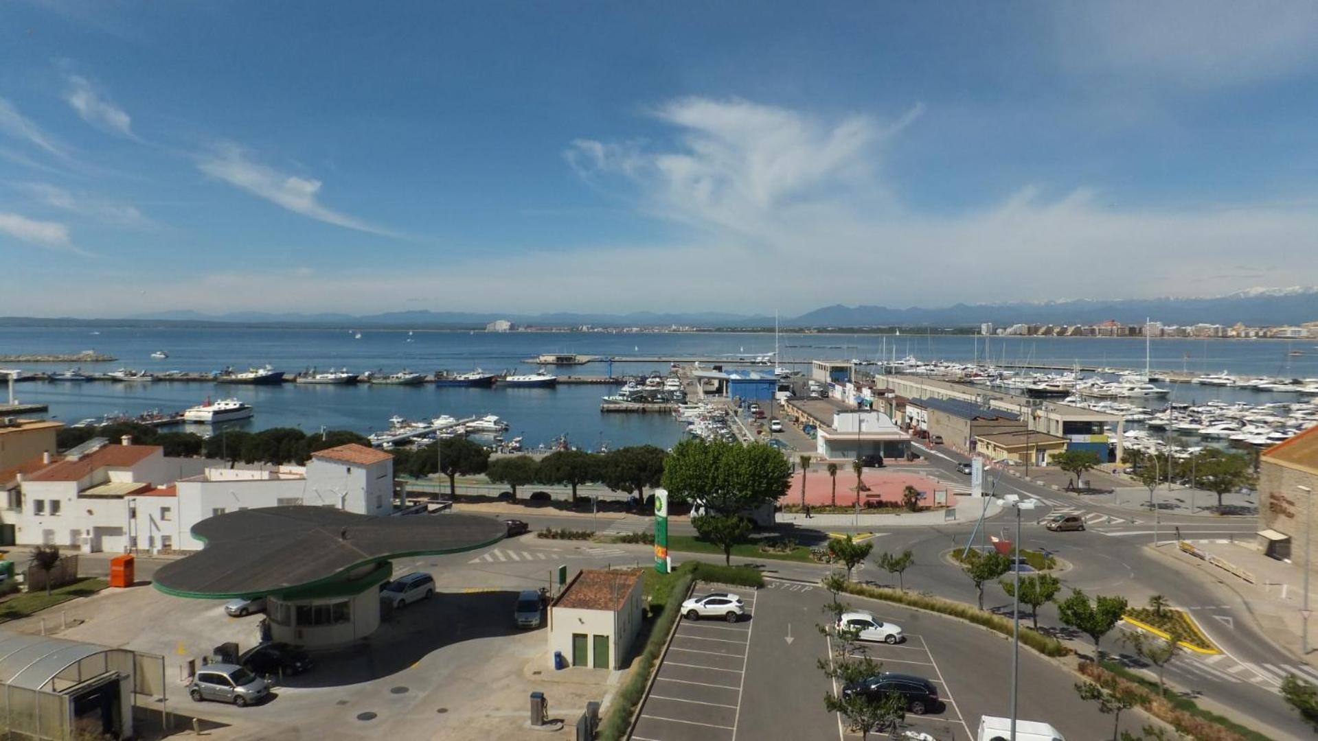 Appartamento Roc Mar 2 5C - Apartamento Cerca Del Centro Y De La Playa - Terraza Con Vistas Al Mar Y Al Puerto Roses Esterno foto